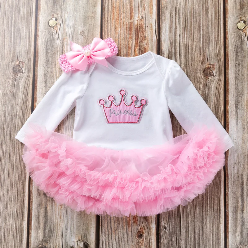 Spring and Autumn Cute Baby Clothes Set Long Sleeve + Short Skirt 2 Pieces Set Children\'s Clothes Girl Clothes