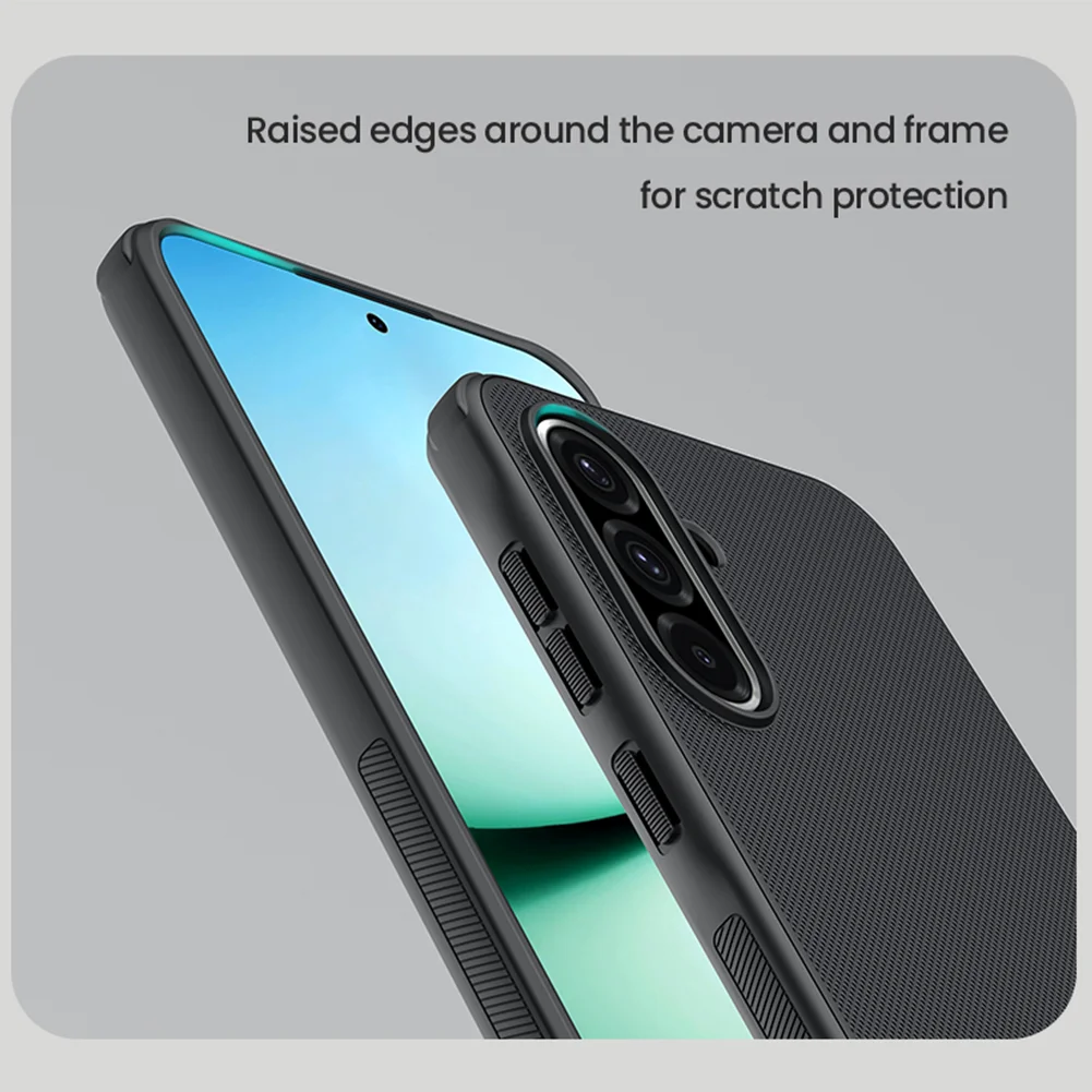 Nillkin لهاتف سامسونج جالاكسي A36 5G Magsafe حافظة متجمد شيلد برو شحن لاسلكي مغناطيسي غطاء أسود لهاتف سامسونج A36 5G