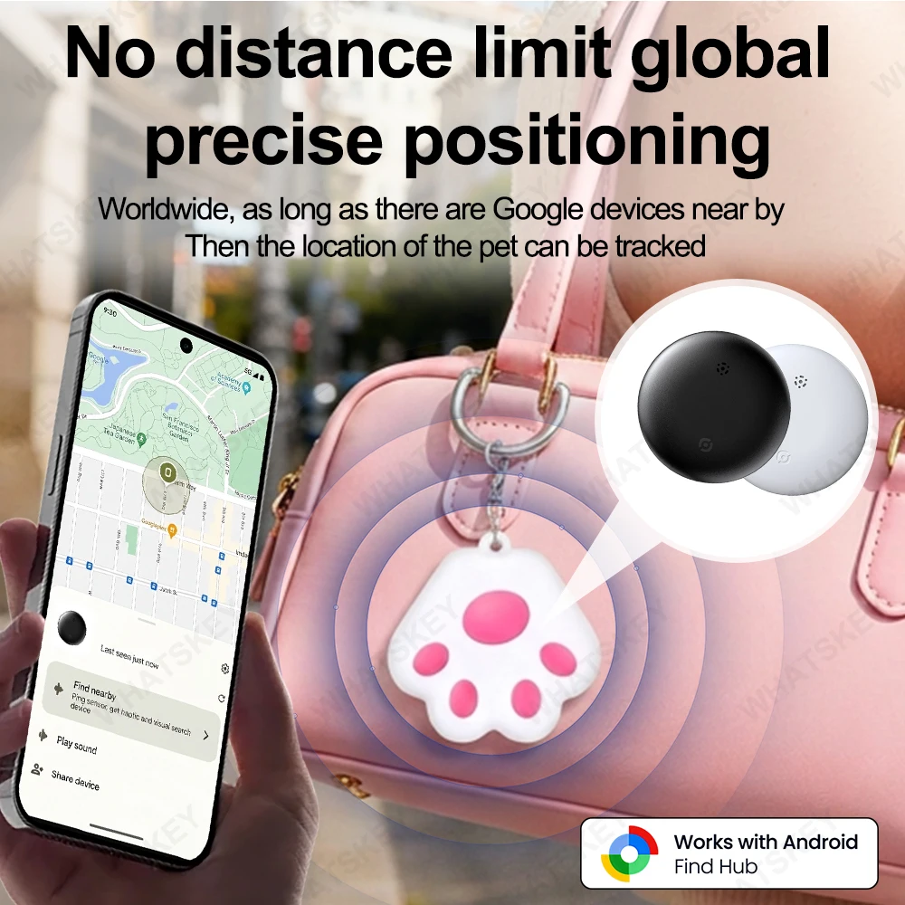 Silicone Case for Google Airtags Cover Protective Shell GPS Tracker Accessories Anti-scratch Sleeve Keychain For Pet Wallet Bicy