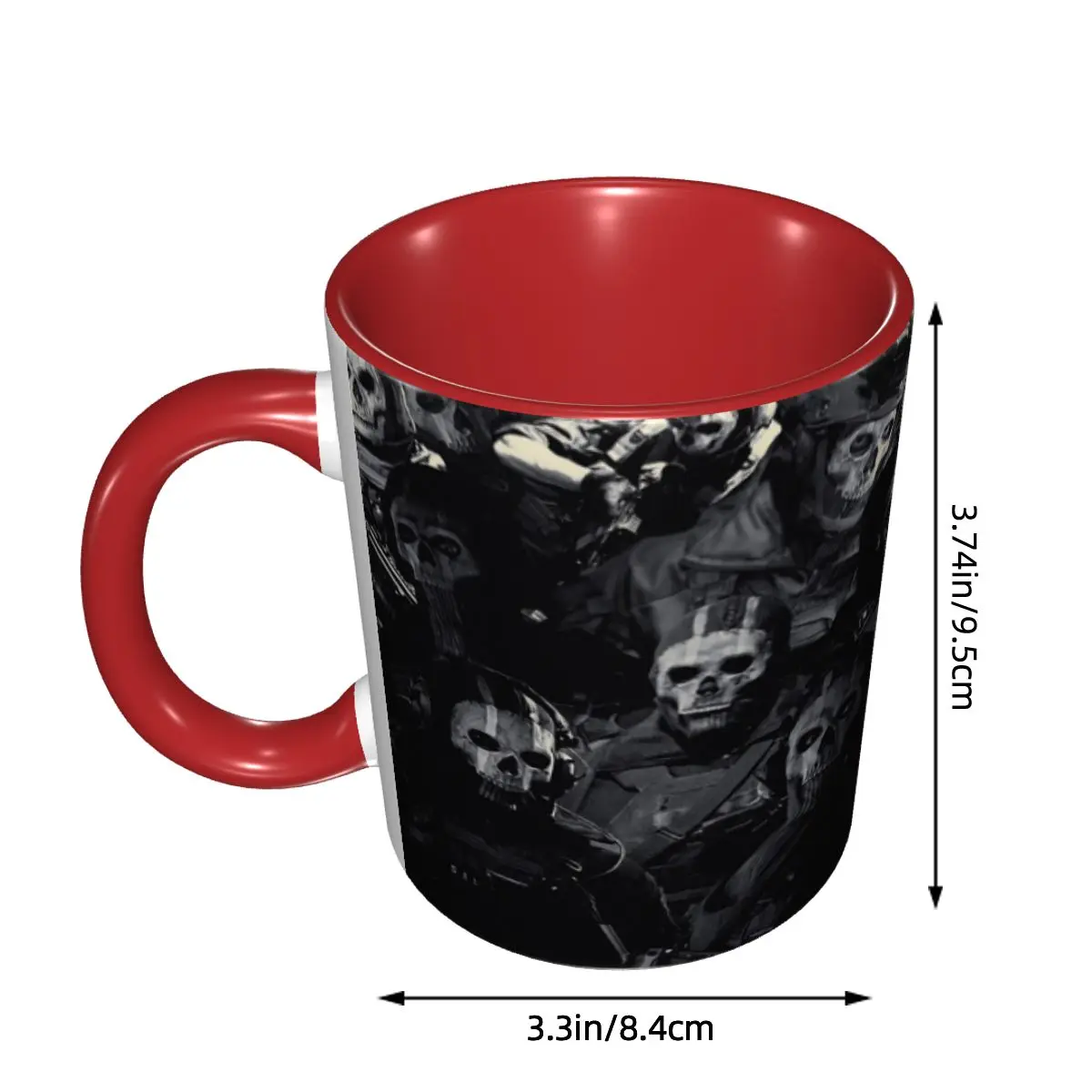 Simon Ghost Riley Mug Funny Ceramic Coffee Cups Tea Mugs Milk Cup Drinkware Gift for Woman Man