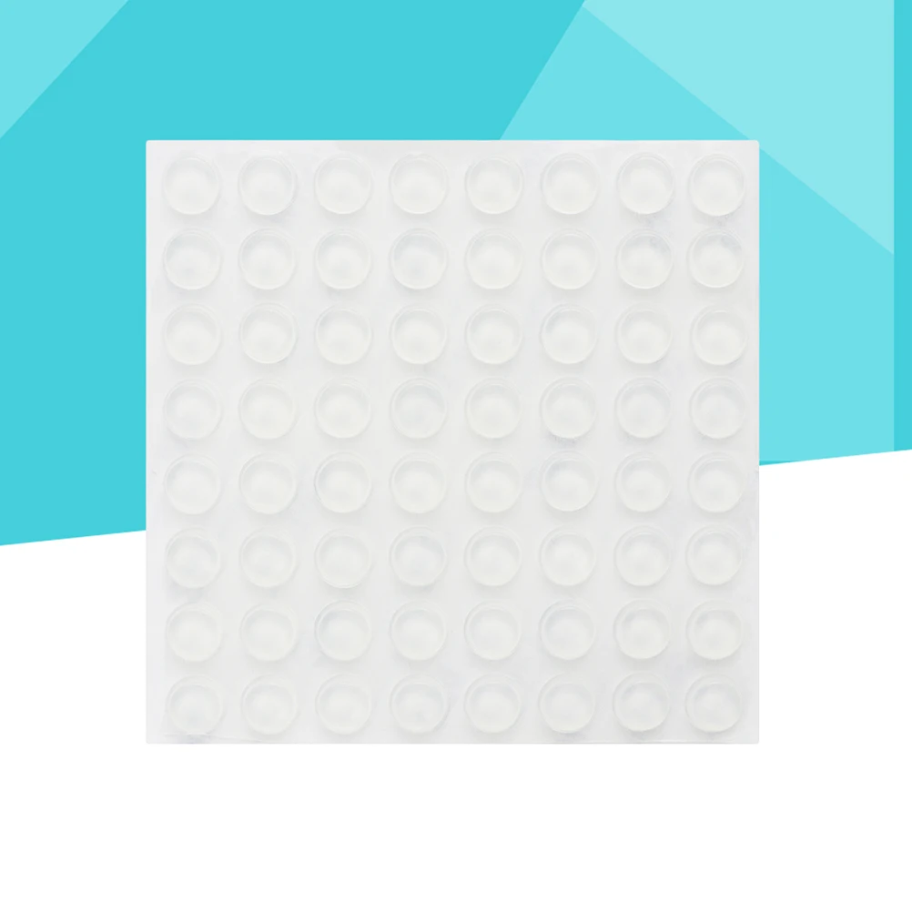 

192pcs Clear Door Knob Bumpers 12X4Mm Self-Adhesive Wall Protectors For Furniture Speakers Electronics Anti-Collision Pads