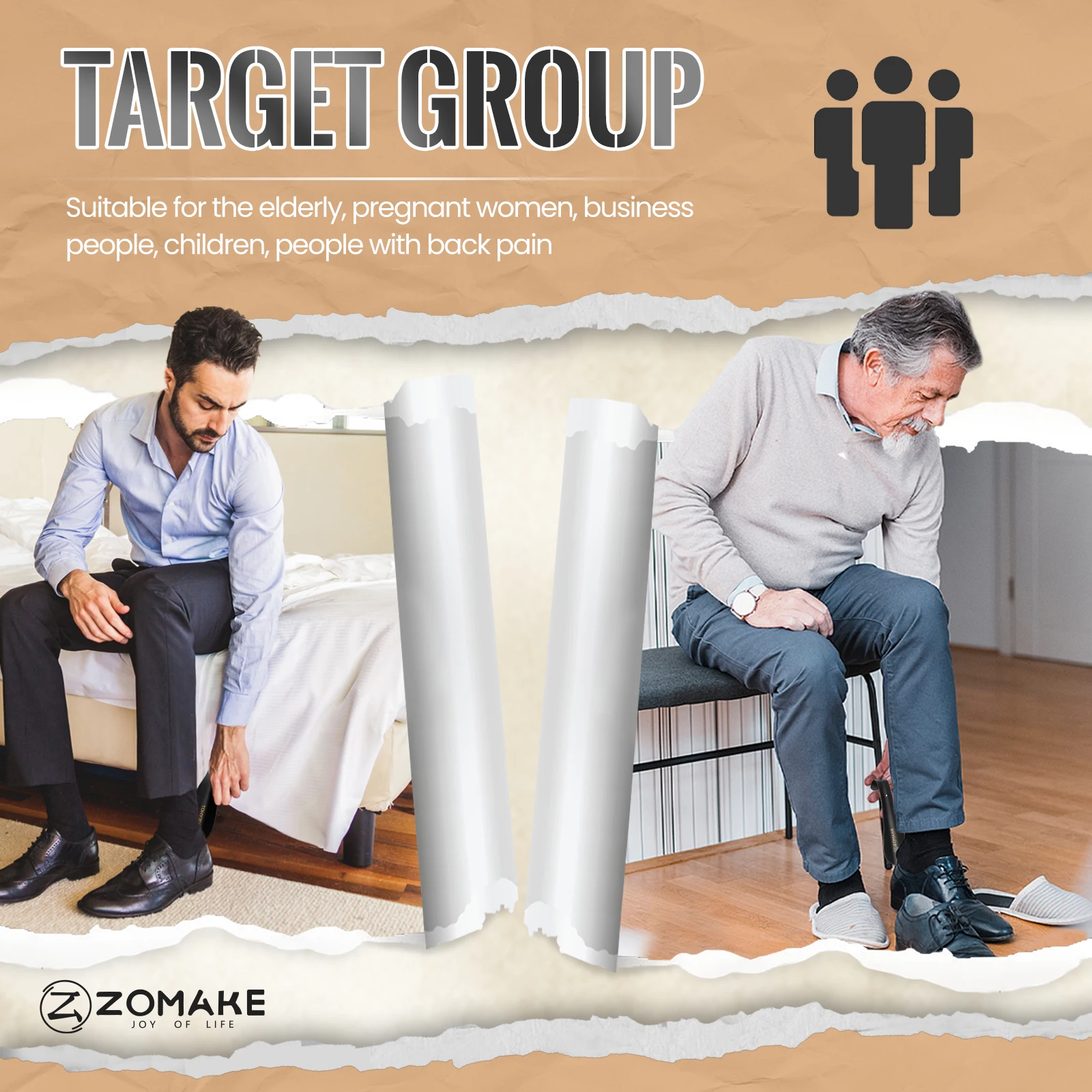 الخريف 16 سنتيمتر قصيرة الفولاذ المقاوم للصدأ لبيسة الحذاء المهنية المحمولة كسول حذاء مساعد هدية الكريسماس مناسبة للأطفال المسنين