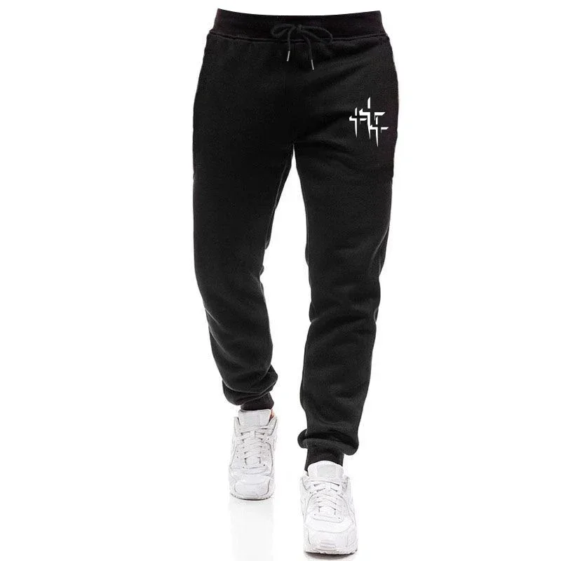 Faith Over Fear Men's Tracksuit Hooded Sweatshirt and Jogger Pants Urban Fashion Hoodies Outfits Autumn Winter Casual Sportswear view 6