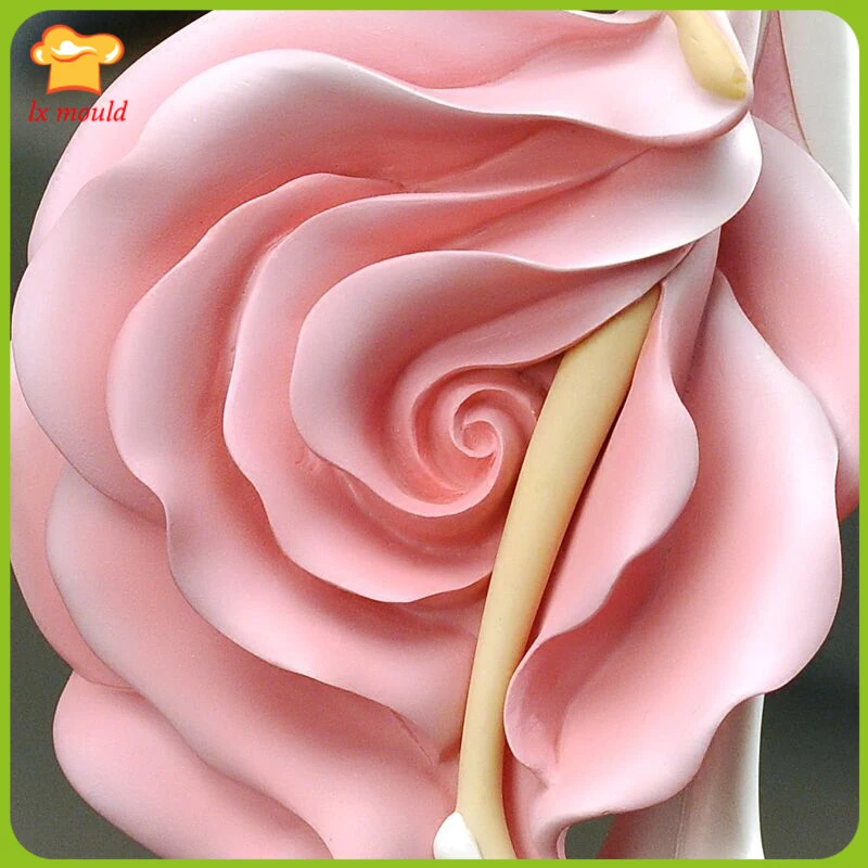 Creativo san valentino sposato Rose europee bambole stampo in Silicone nuova bellezza morbida rosa stampo in Silicone fai da te