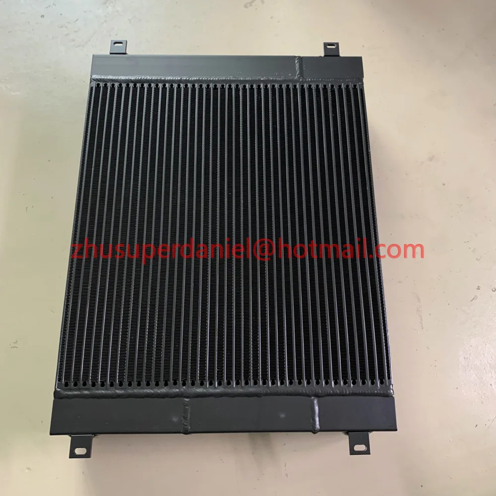 22176978 black aluminum plate-fin air oil radiator COOLER-OIL/AFTER AIRCLD