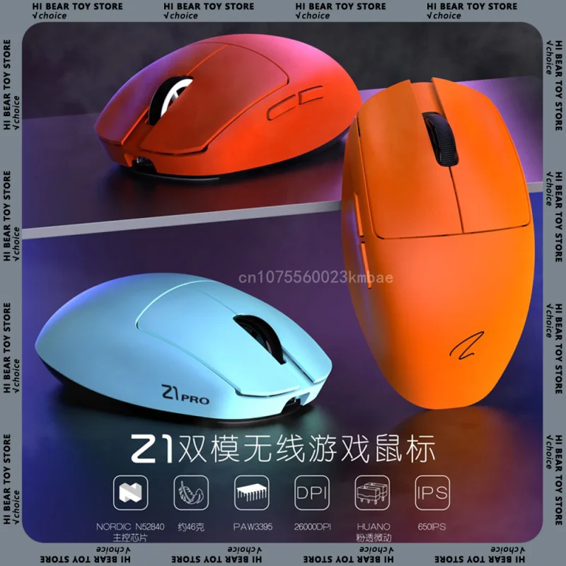 Zaopin Z1 Pro Mouse Dual Mode 2.4g Wireless Gaming Mouse 4k Receiver Nordic 52840 Chip Micro Rgb Mice For Windows Office Gifts