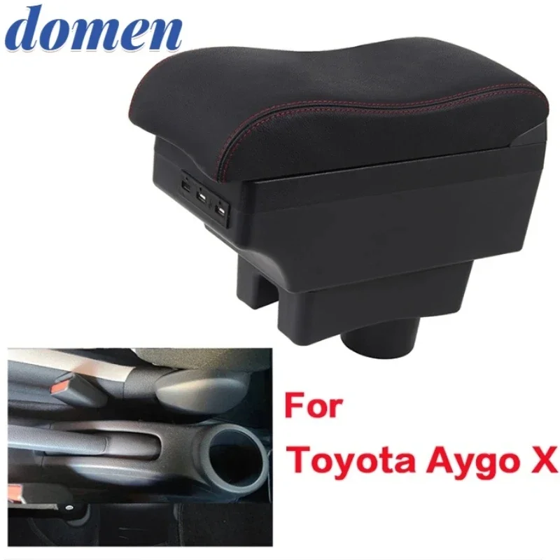 NEW Car Armrest For Toyota Aygo X Armrest Box For Citroen C1 Peugeot 108 Retrofit parts Storage Box Car Accessories 2017 - 2019