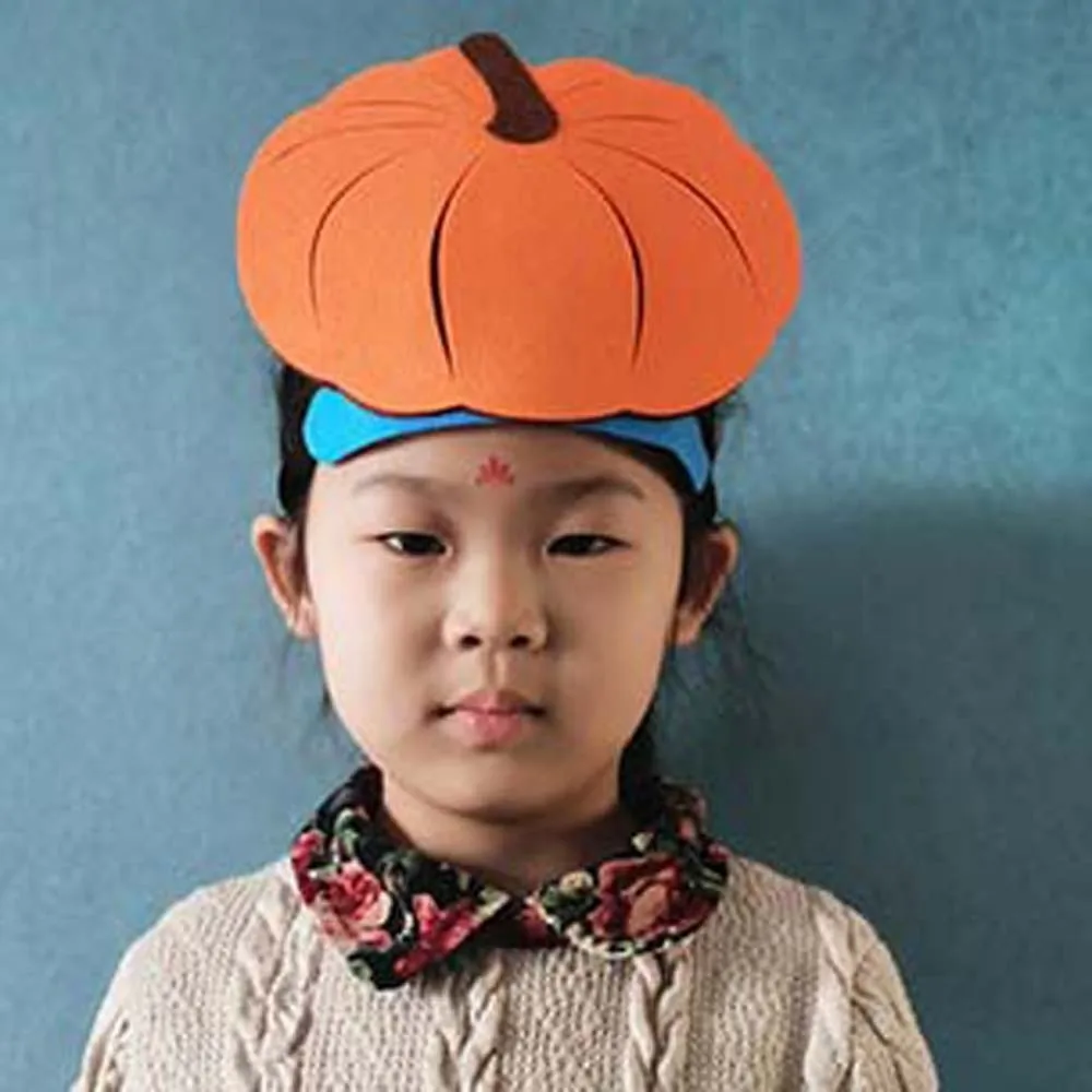

Cloth Cartoon Vegetable Headband Elastic Funny Creative Headdress for Kids Personalized Colorful