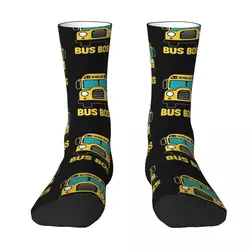 Bus Bus Boss Bus Driver Gift Funny School Bus Driver Men Women Socks Outdoor Novelty Spring Summer Autumn Winter Stockings Gift