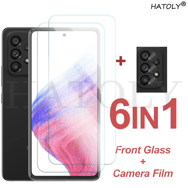 

Для Samsung Galaxy A53 Стекло для Samsung Galaxy A53 Экран закаленное стекло высокой четкости Камера Len Film Для Samsung A53 5G