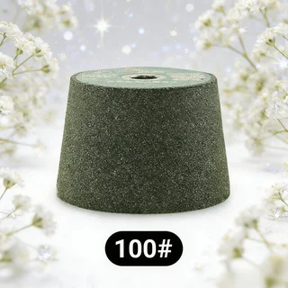1 Pc Carbide Angle Grinder Disc, 50/100/200 Grit Optional, Grinding Head for Stone, Granite, Cement & Metal Polishing, Edging an
