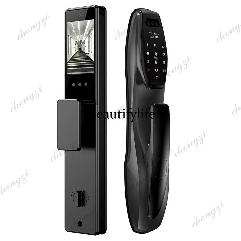 16 Mandarin smart electronic lock smart door lock facial recognition smart password lock home