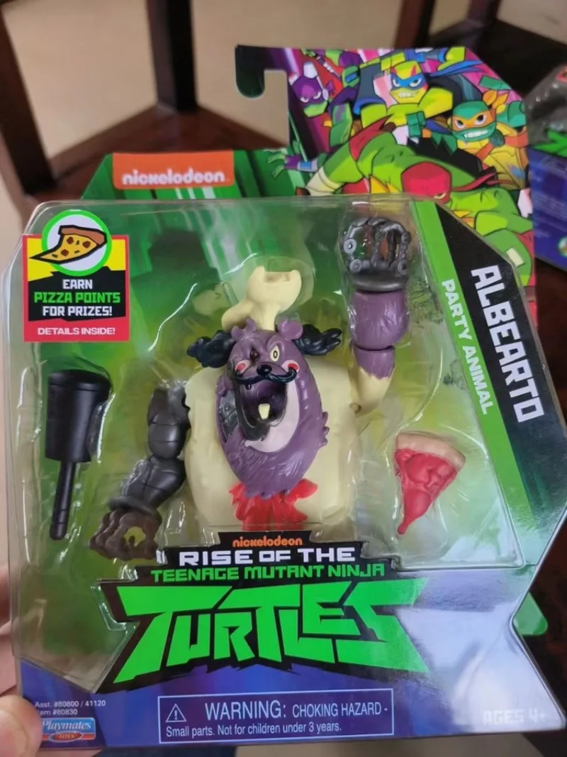 زملاء اللعب الأصلي في سن المراهقة سلاحف النينجا فيلم الشرير الميكانيكية الكلب الوحش المفاصل يمكن أن تتحرك عرض نموذج اللعب