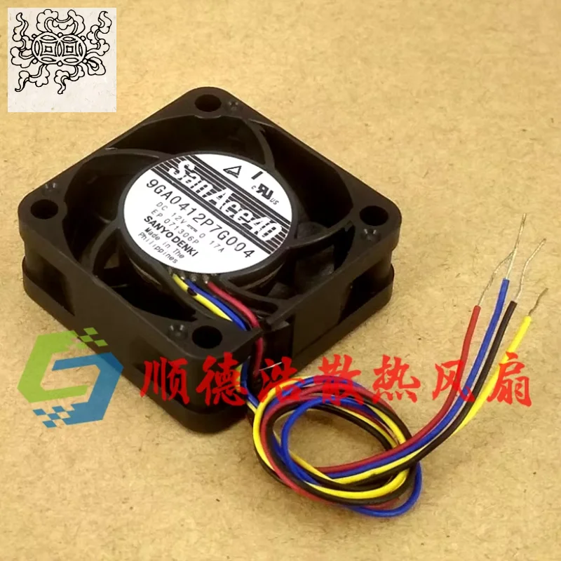 

Ltsf для SANYO DENKI 9GA0412P7G001 DC 12 В 0,17 А 40x40x15 мм 4-проводной охлаждающий вентилятор для сервера