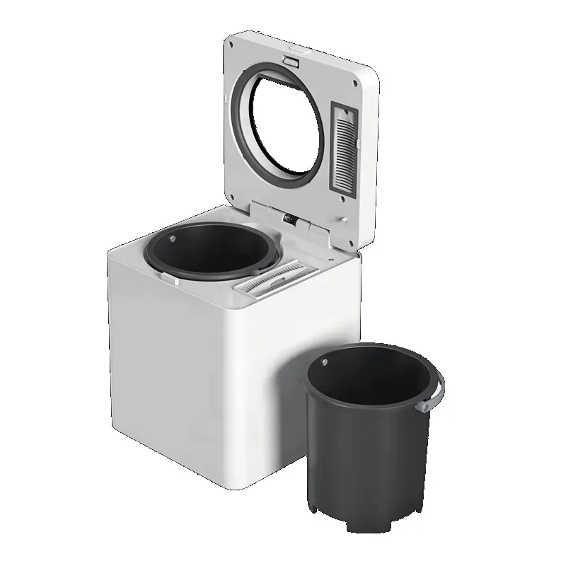 Smart Electric 2.5L Automatic App-Controlled Household Kitchen Composter Machine Stainless Steel Grinding Chamber PC Material