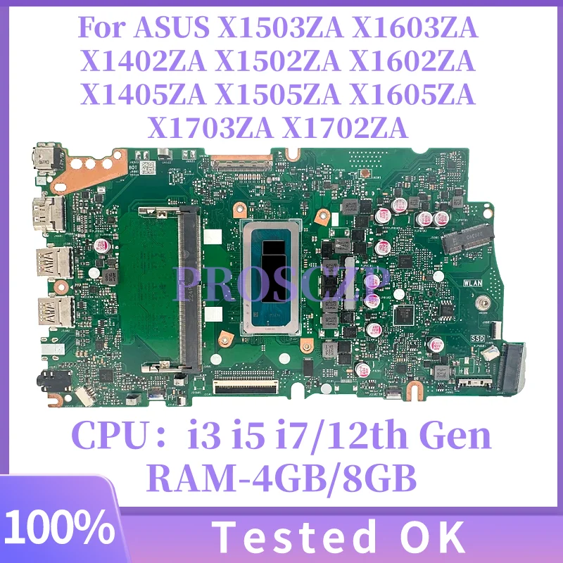 X1503ZA X1403ZA 메인보드 ASUS X1603ZA X1402ZA X1502ZA X1602ZA X1405ZA X1505ZA X1605ZA X1703ZA X1702ZA 노트북 마더보드