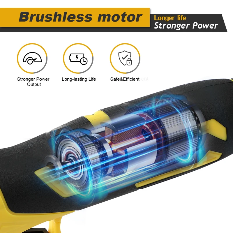 Imagem -02 - Brushless Electric Shears Tesoura sem Fio Recarregável Ferramenta de Corte de Ramos Orchard Pruner 20v 30 mm