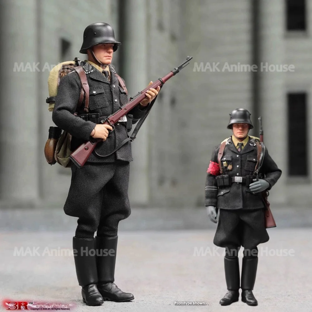 DEED 3R TG80005 1/12 WWII Duitse Honor Guard Salute Soldaten Archard Action Figure 6 ''Mini Soldaat Model Volledige Set Collectible