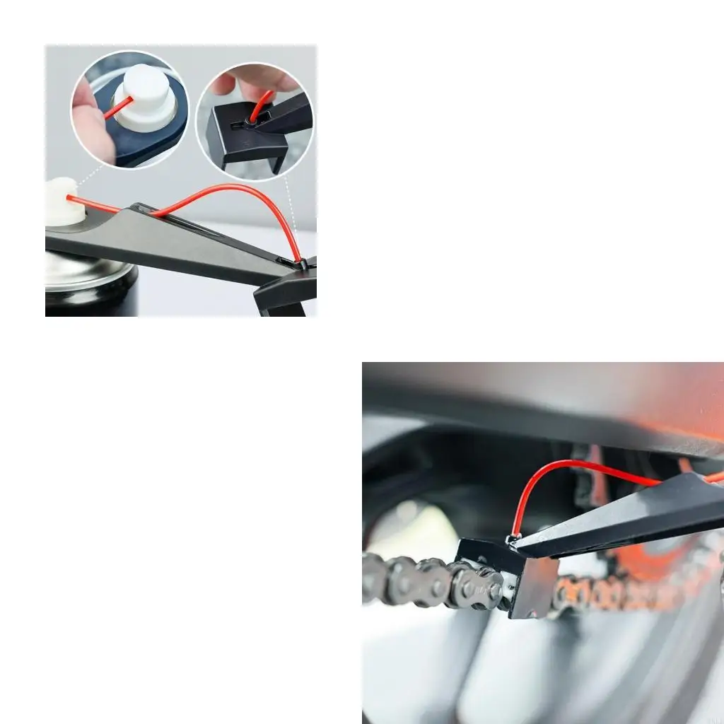 

Multifunction Tool Motorcycle Chain Lube Applicator Chain Oiler Applicator Cleaning Tool Chain Cleaner Attachment