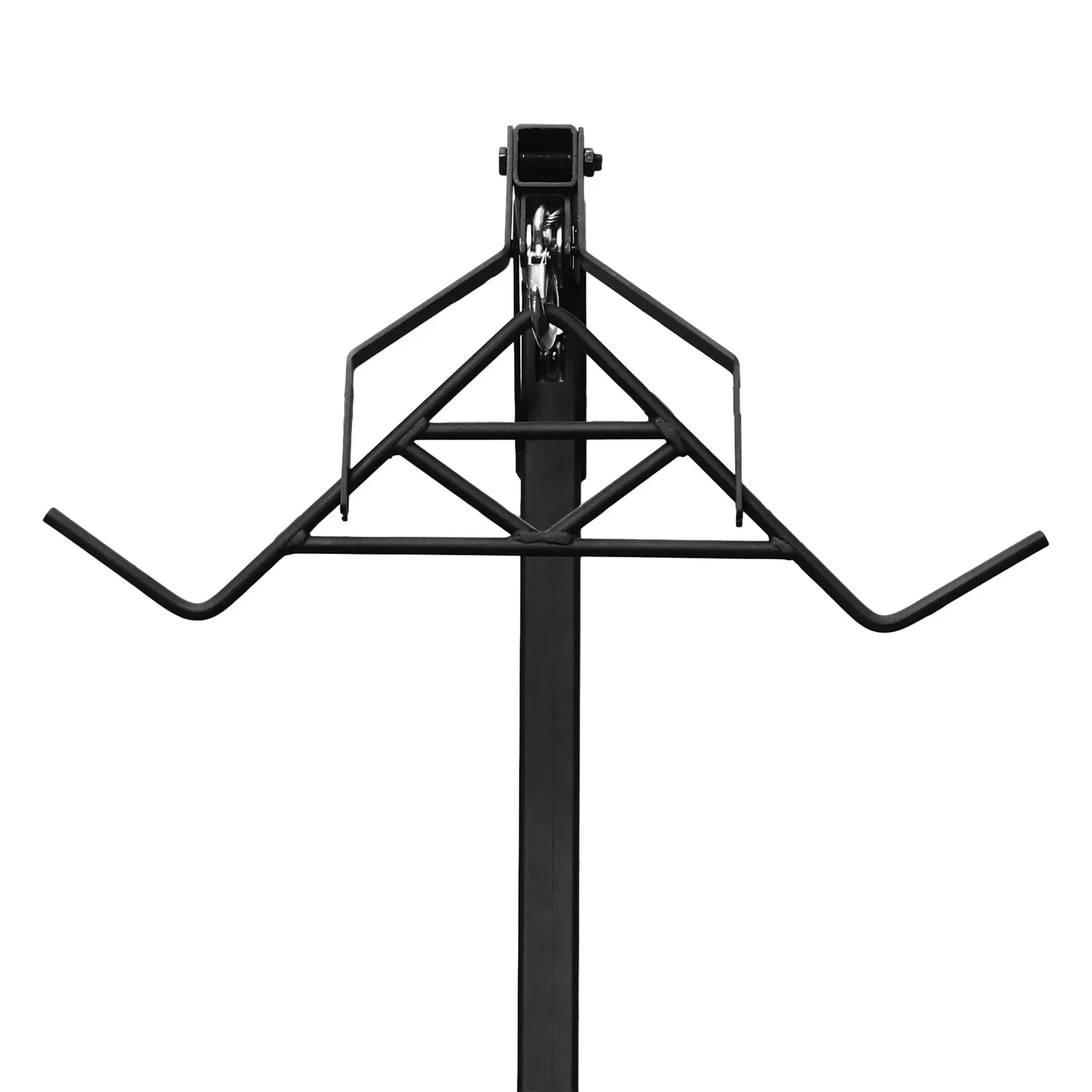 NOUVEAU palan d'attelage de camion, capacité pliable de 600 lb, grue pivotante à 360 ° et ascenseur pour les activités de chasse en plein air, générateurs de levage, tondeuses