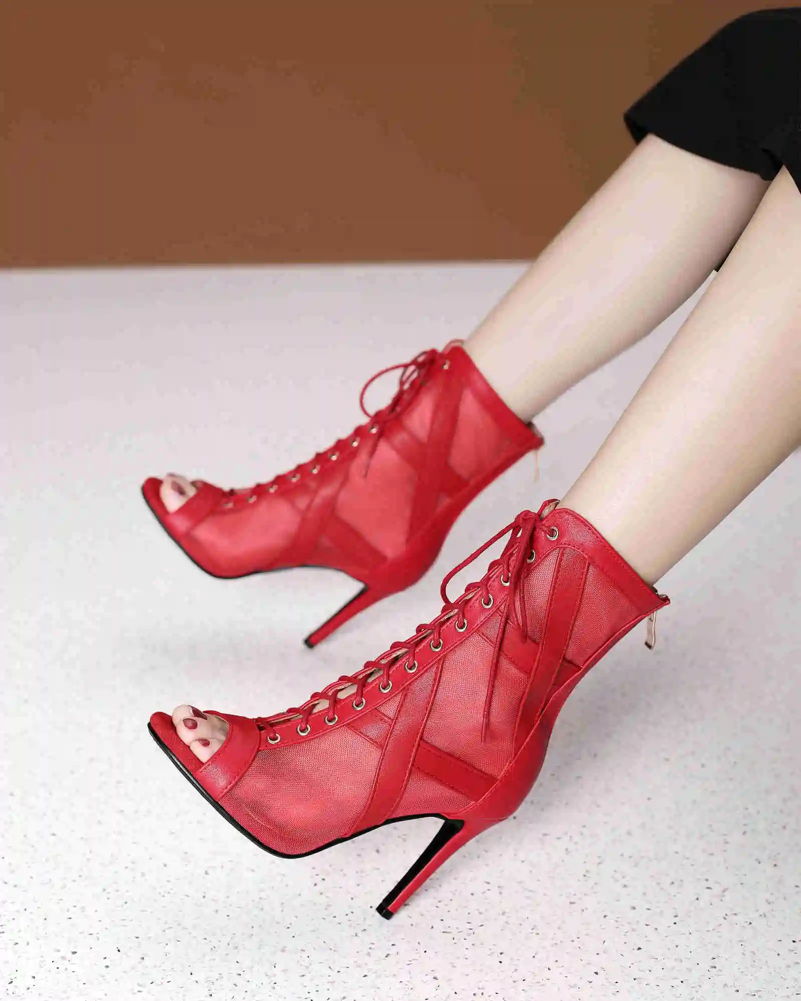 

Sgesvier 2022 New Latin for Dancing High Heels Boots Ladies Salsa Tango Dance Shoes Dance Professional Ballroom Shoes Outdoor