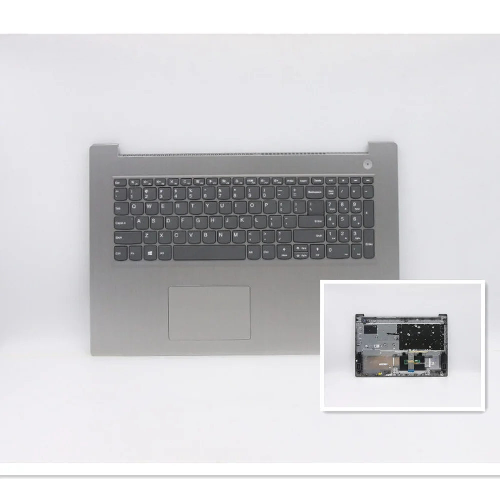 

New keyboard Palmrest Case Cover No Backlight for Lenovo 17IML05 17IIL05 Grey 5CB0X56835