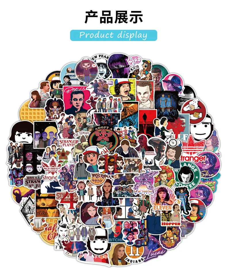 50 قطعة من ملصقات KPOP الأكثر مبيعًا أشياء غريبة جرافيتي ألواح تزلج مزخرفة صناديق أدوات، هدية، هدية للعطلات #2
