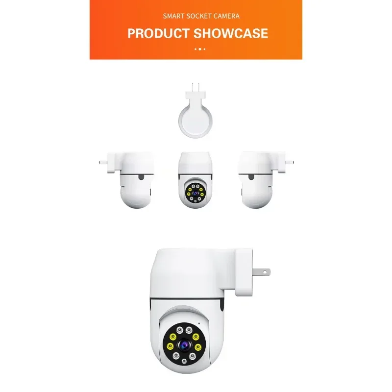 Electronic Baby Monitor with Ip Camera HD 1080p Cloud Head Rotating Two-way Voice Night Vision Wifi Camera Home Monitoring