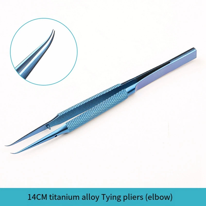 A81M New Tweezers Mobile Phone Repair Tweezers Titanium Alloy 140Cm Pointed 0.15Mm Microscope Flying Wire Tweezers