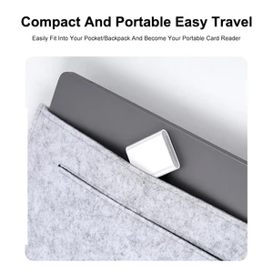 SD-Kartenleser für iPhone 15/iPad/Mac, Geben Sie C für SD TF TF Tragbare Speicherkartenleser mit Doppelkartensteckplatz, Typ C-Stecker und Play-2-Slots ein 6 Hauptverkaufsleser SD iPhone -Karte - №6