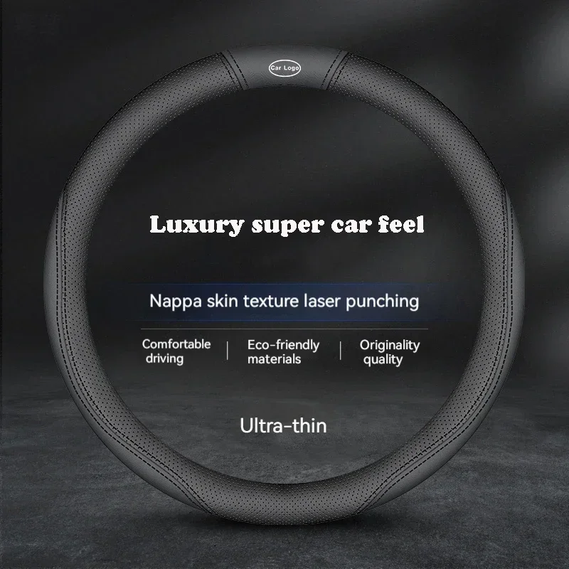 Car Steering Wheel Cover For Volvo XC40 XC60 XC70 XC90 AWD S40 S50 S60 S80 S90 T5 T6 T8 C30 C70 V40 V50 V60 V70 V90 Auto parts