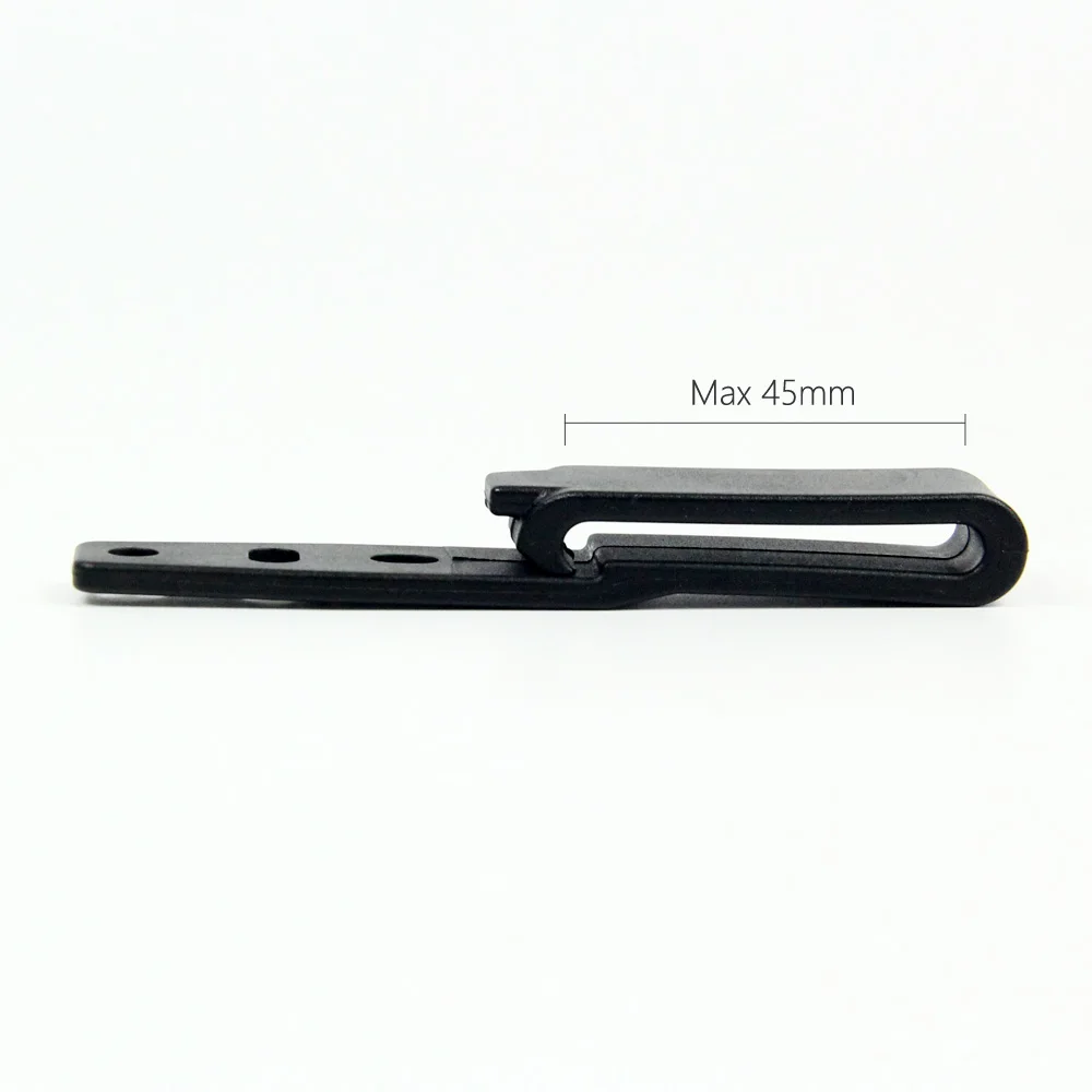 Imagem -04 - Fácil Grampos Aperto Gancho Pré-perfurado Holetuckable Cinto Loop para Iwb Owb Kydex Couro Híbrido Coldre Que Faz com Ferragem Peças
