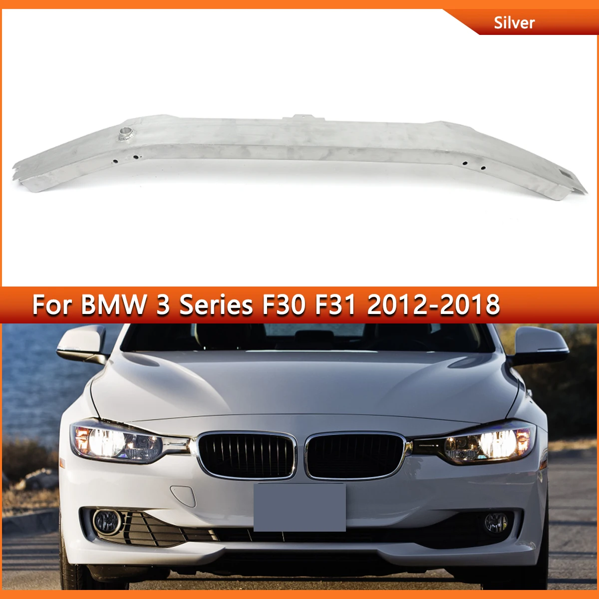 

Front Bumper Reinforcement Impact Bar for BMW 3 Series F30 F31 230i 320i 328i 330i 335i 340i 430i 2012-2018​ Front Lip Bodykit