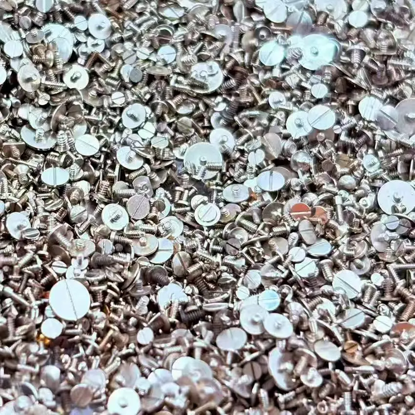 Watch Movement Mixed Screws Miscellaneous Screws, Various Sizes, About 100 Pieces Per Bag