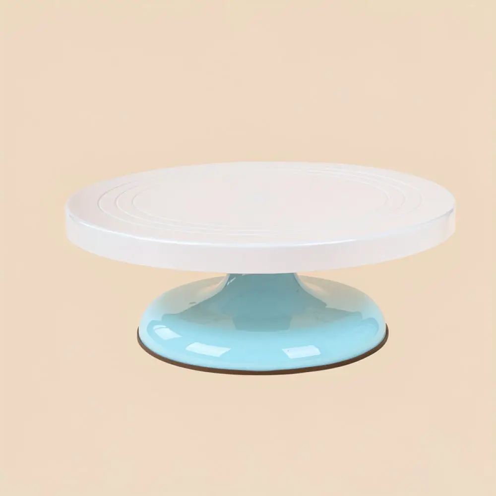 Aluminum Cake Decorating Turntable Rotating Stand Revolving Plate For Smooth Pastry Icing Baking Kitchen Equipment Tool