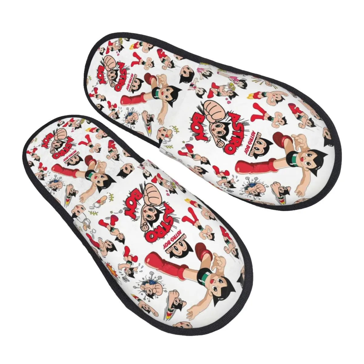 

Пользовательские тапочки из пены с эффектом памяти Astro Boy в стиле аниме, женские мягкие теплые домашние тапочки в Японии манга