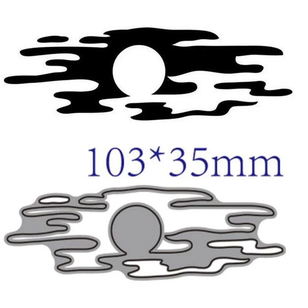 Ice Cream Popsicle Touch hand Easter egg tray Moon Metal Cutting Dies Scrapbooking Album Embossing Card DIY Craft Template Mold
