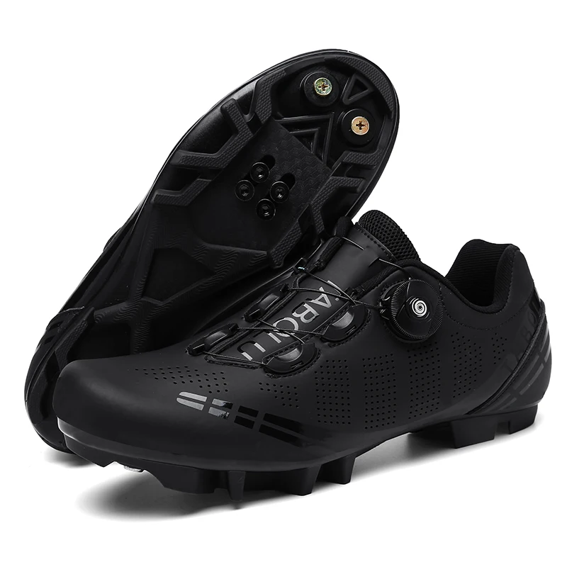 Cycling MTB Shoes with cleats Men Route Cleat Road Bike Speed Flat Sneaker Racing Women Bicycle Mountain Spd Biking Footwear