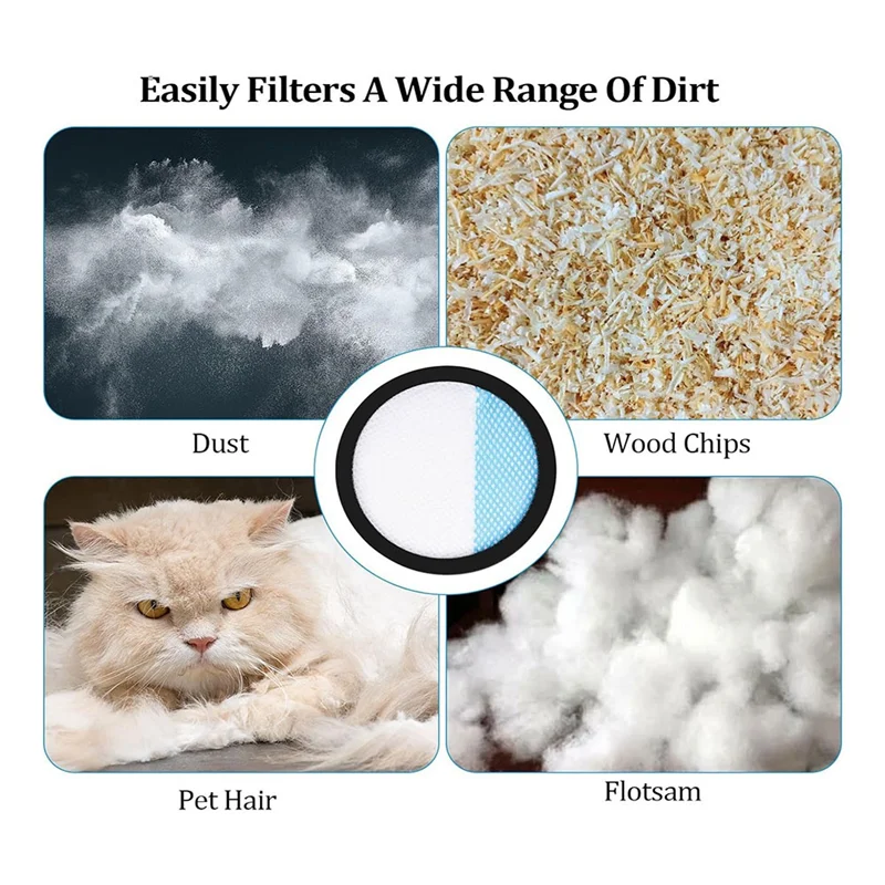 Staubsauger Akku 18V Filter Teile Zubehör Filter Ersatz für Ryobi 18V ONE 1 + Akku-Staubsauger PBLSV716K,PBLSV716B