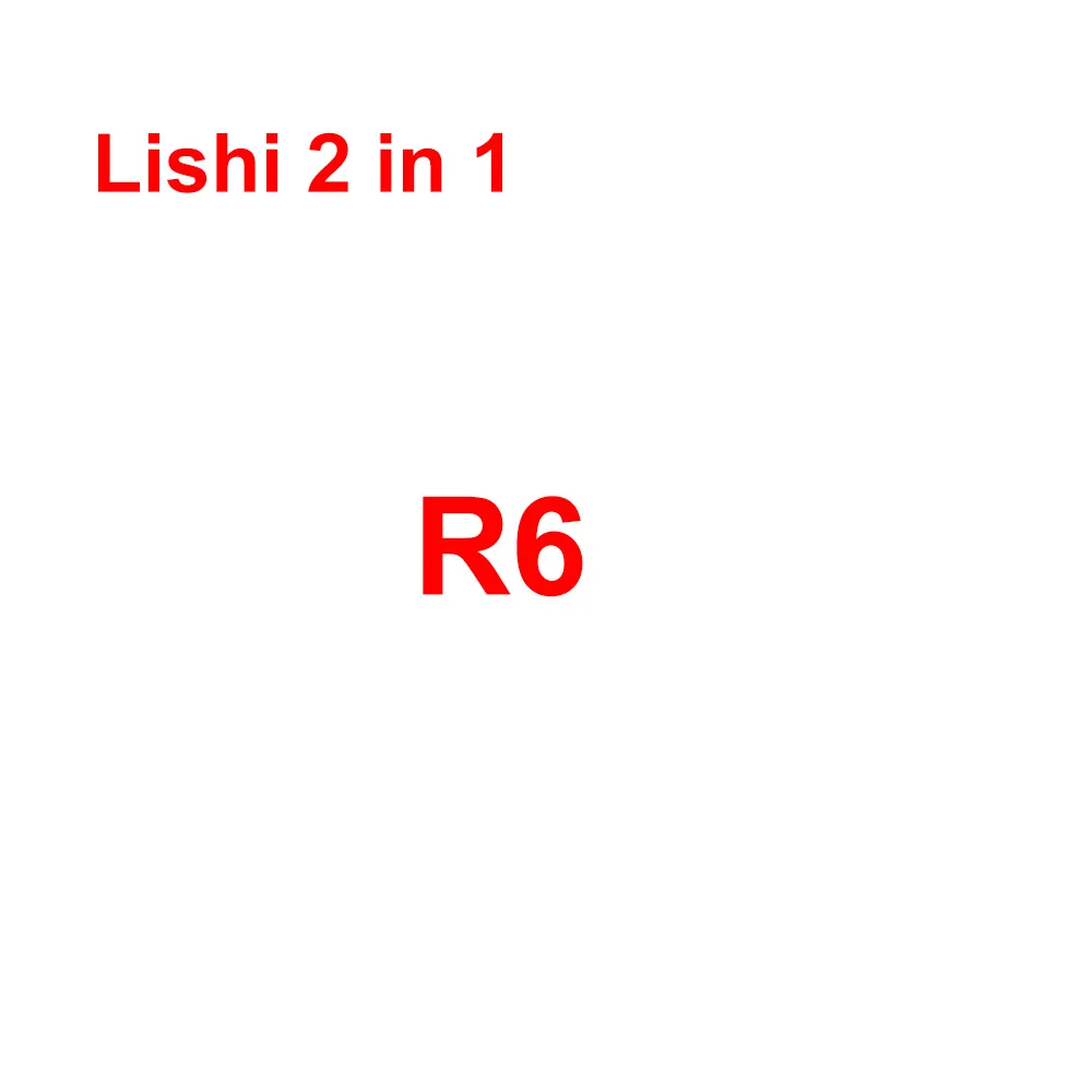 1pcs /lot LISHI  ISEO R6 SS304 2in 1 Tool Herramientas 2 en 1 para ISEO R6,TESA T60,L4V-T,Uition 3 Star, SS304