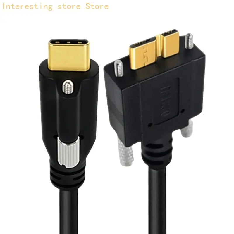 Panel Lock USB C Data Cable for Secure Machine Panel Installation 100cm Cord 55KC