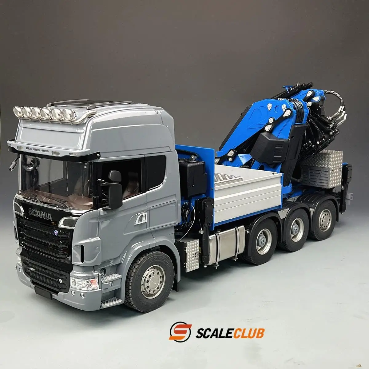 Scaleclub Tamiya 1/14 R470   R620  R730  S770S full metal 8X8 rear wheel follow-up F1650 truck mounted crane