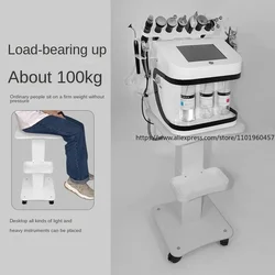 Rolling Cart Organizer Trolley Storage Cart SPA Machine Organizer Stand Device 360°Rotatable Beauty Salon Trolley SPA Equipment