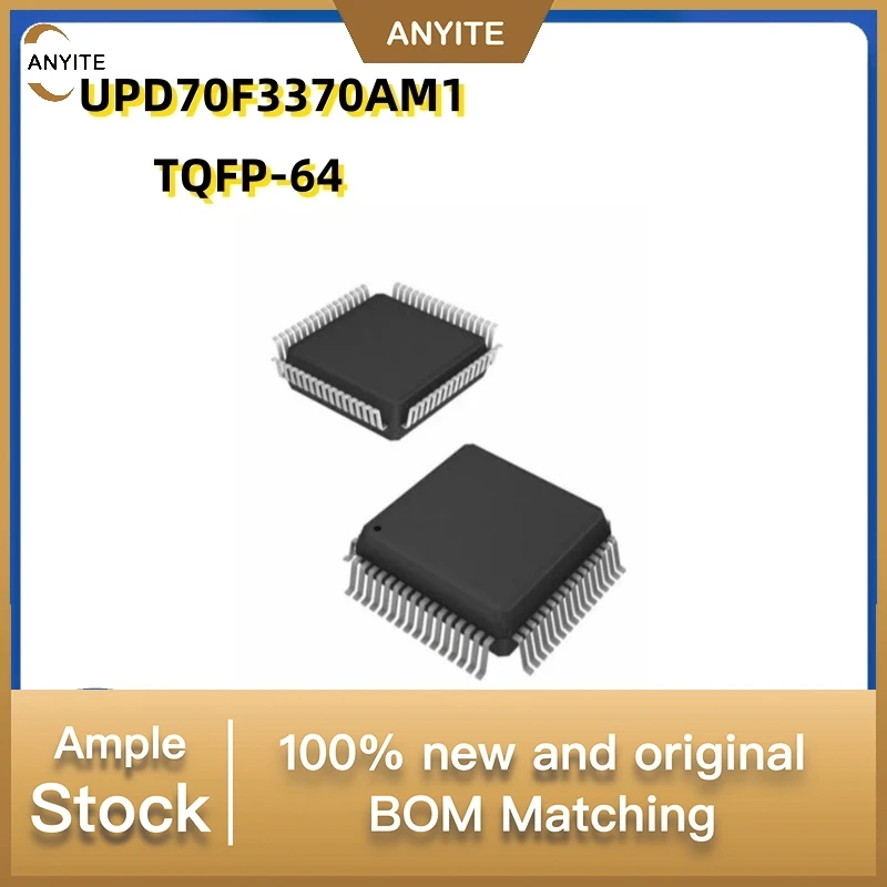 2 шт./лот UPD70F3370AM1 UPD70F3370 UPD70F F3370AM1 F3370A 3370AM1 TQFP-64