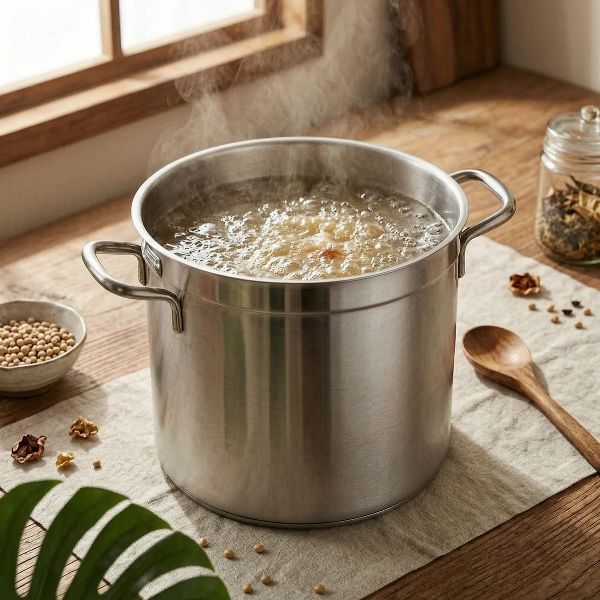 Soup Pot Commercial Grade Stock Pot with Lid Soup Pot with Lid Cooktop-Top Compatible Cookware…
