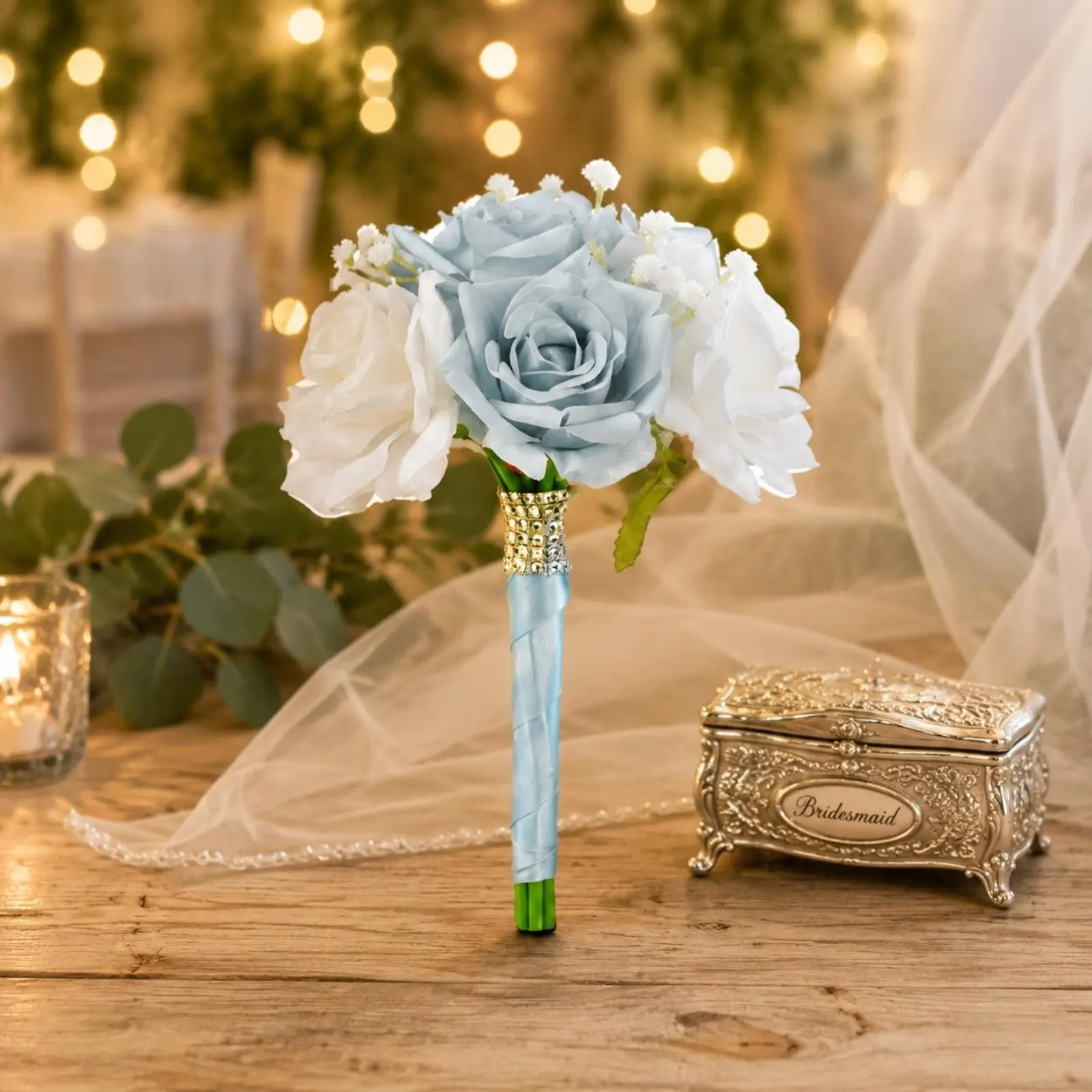 

Artificial Bridesmaid Floral Arrangement Long-Lasting Bridesmaid Floral Arrangement Lightweight Easy to Keep for Bridesmaids