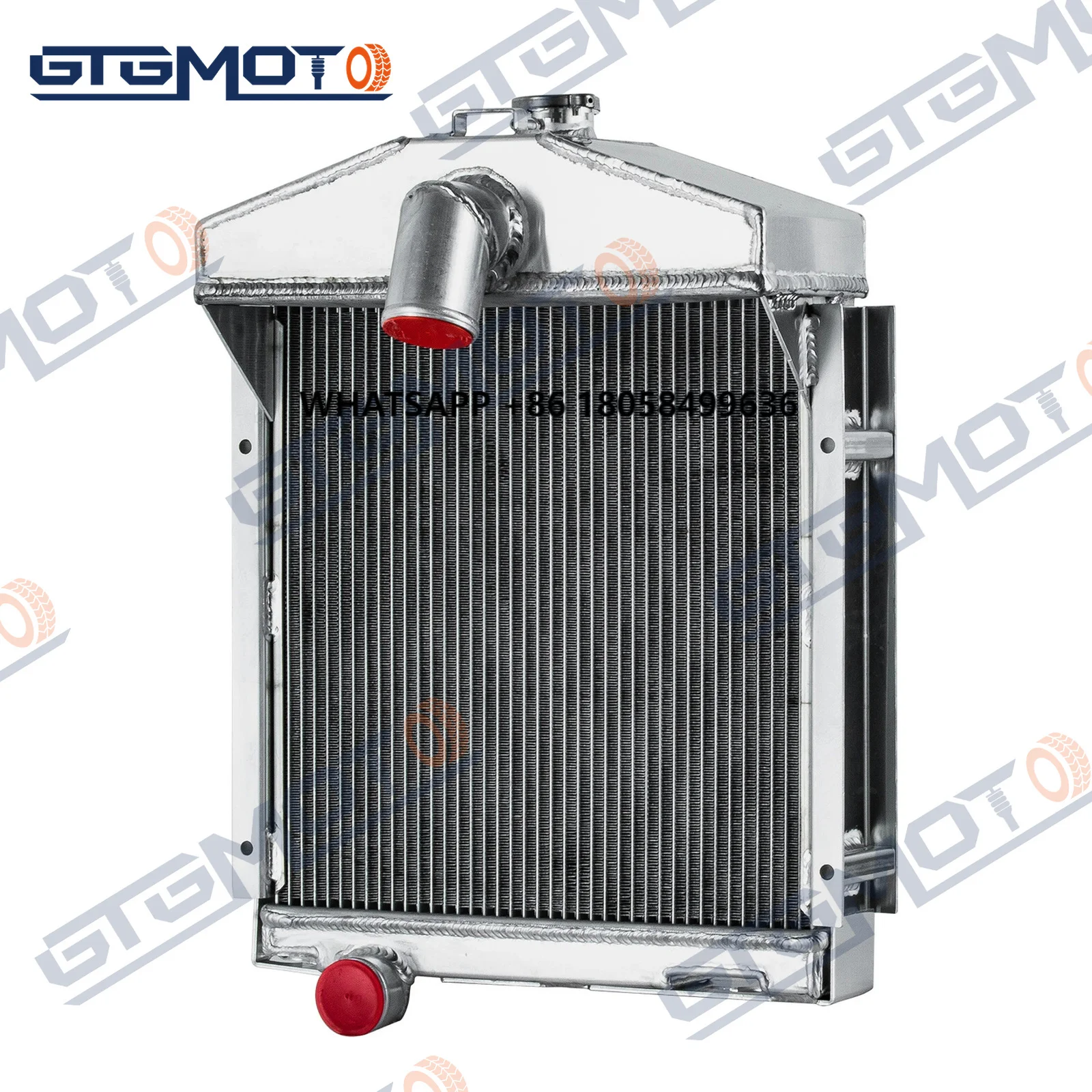 

GTGMOTO 6-рядный алюминиевый радиатор для Perkins 1006-6T