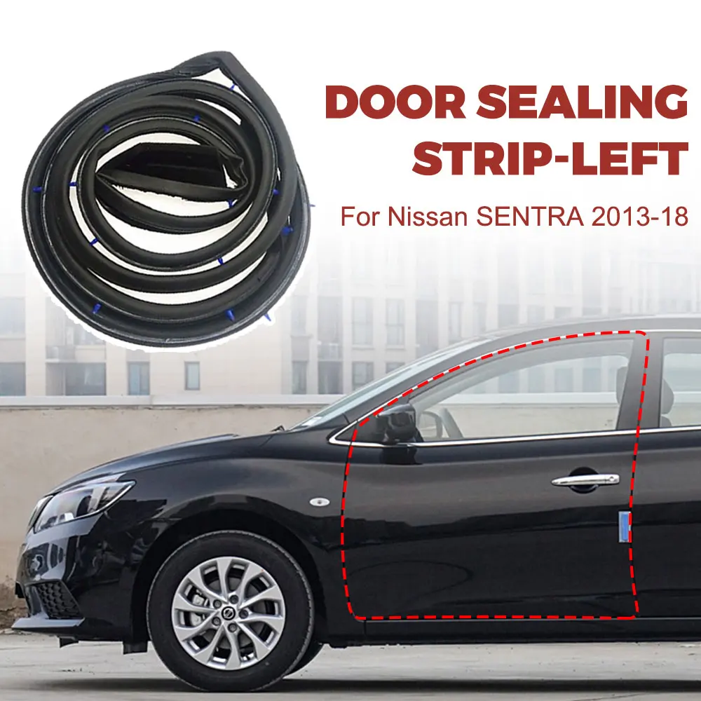

Автомобильный черный резиновый уплотнитель для открывания задней правой двери 828303RA0AA11, подходит для Nissan Sentra 2013 2014 2015 2016 2017 2018