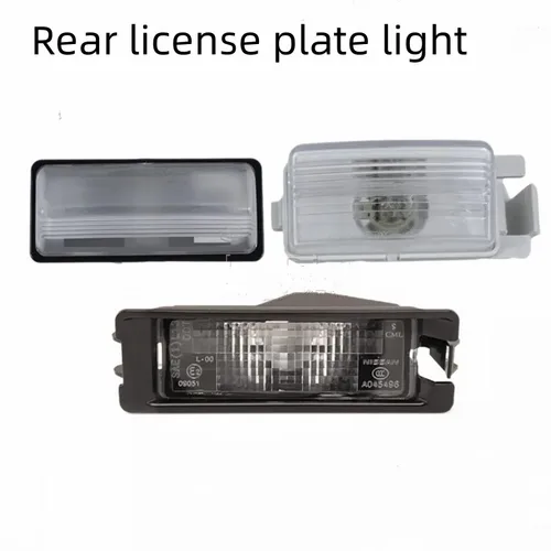 Para NISSAN TIIDA LIVINA ALTIMA SUNNY QASHQAI X-TRAIL MURANO KICKS luz de matrícula trasera reflector Original