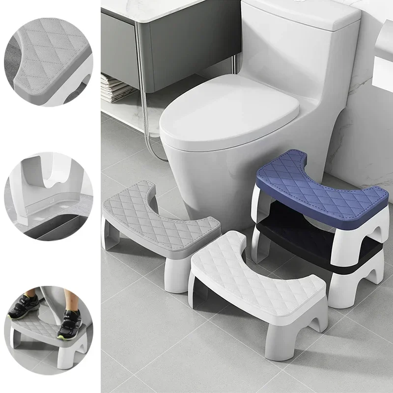 

Non-Slip Toilet Squat Stool, Bathroom Footrest, Footstep Potty, Toilet Seat Stool, Foot Pad Step